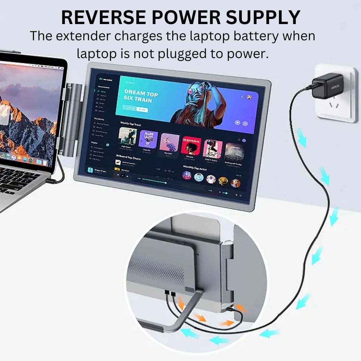 ProViewâ„¢ 14-Inch Triple Portable Laptop Screen Extender