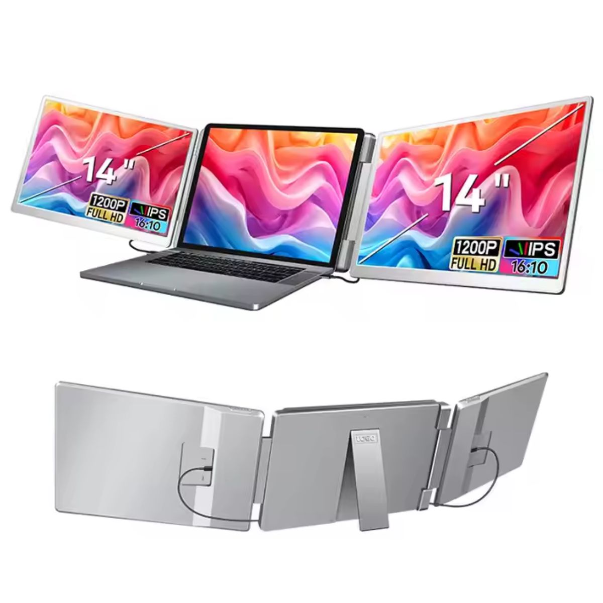 ProViewâ„¢ 14-Inch Triple Portable Laptop Screen Extender